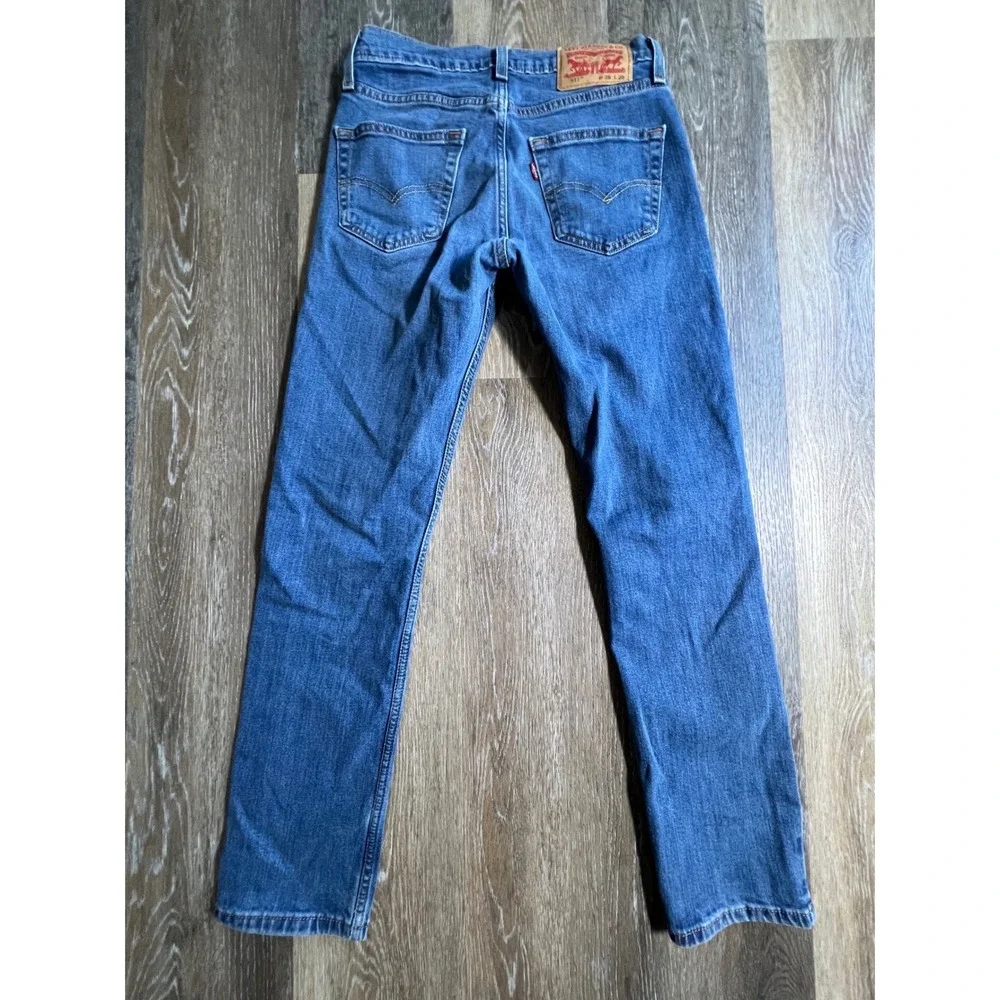 Levi 511 Slim Fit Jeans Mens‎ 28x29 Blue Good Condition Medium Wash Denim
